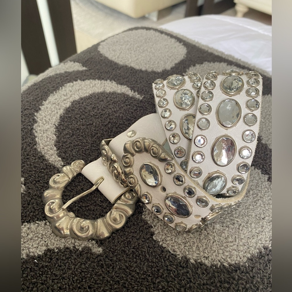 Vintage Michael Morrison Crystal Belt